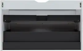 Тумба под раковину Aquanet Вита 100 белый матовый, подвесная, 330474