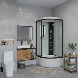 Душевая кабина Niagara Classic 100х100х215 NG-6709-14F высокий поддон, с гидромассажем, 67091414F