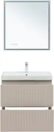 Тумба под раковину Aquanet Джейн (Flat) 70 бежевый, 343976