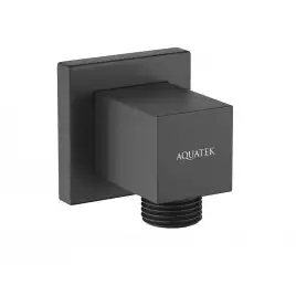 Шланговое подключение Aquatek  AQ2458MB, Черный матовый