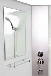 Душевая кабина Niagara Classic 100х80х200 NG-33084-14LBKG средний поддон, с гидромассажем, 330844LBKG