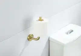 Бумагодержатель для запасного рулона Aquatek Оберон AQ4207BG, Золото матовое