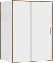 Душевой уголок Aquanet Pleasure Evo 140x100 AE65-140x100-GBT профиль золото-никель браш, прозрачное стекло