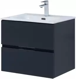 Тумба под раковину Aquanet Алвита New 60 2 ящика, антрацит 277511