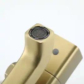 Душевая система Gappo G2491-3 с тропическим душем и термостатом, Золото матовое