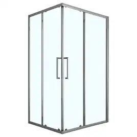 Душевой уголок Loranto 120х80 CS-AB01GG-128, профиль серый матовый, стекло Прозрачное