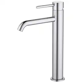 Смеситель для накладной раковины Aquatek Европа AQ1304CR, однорычажный, высокий, Хром