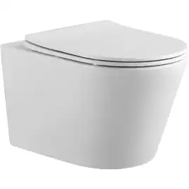Подвесной унитаз Aquatek Вега AQ1905-00 безободковый, с сиденьем микролифт, Белый