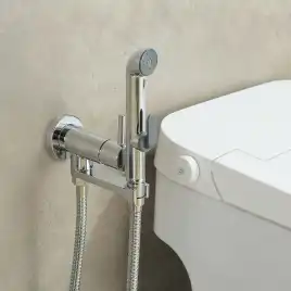 Смеситель с гигиеническим душем Aquatek Ника AQ1819CR, Хром