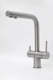 Смеситель для кухни AVS PureRiver 827-160-BS, Г-образный излив, брашированная сталь