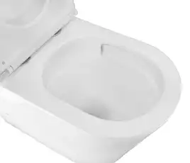 Унитаз-компакт Azario Margo AZ-2125-UQ1 напольный, безободковый, со смывом Торнадо, в комплекте с бачком и сиденьем микролифт, Белый глянцевый