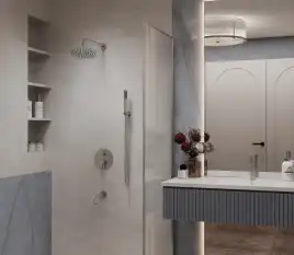 Душевая система  Vincea Villa VSFW-1VL3BN VSFW-1VL3BN встраиваемая, брашированный никель