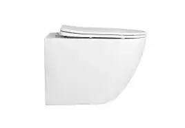 Подвесной унитаз Aquatek Европа AQ1900-00 безободковый, с сиденьем микролифт, Белый