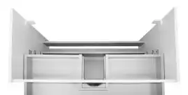 Тумба с раковиной Azario Ника 90 CS00089956, напольная, Белая глянцевая