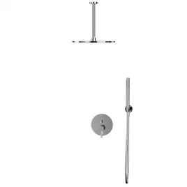 Душевая система для душа WHITECROSS Y chrome YSET12CR, скрытого монтажа, Хром