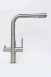 Смеситель для кухни AVS PureRiver 811-160-BN, Г-образный излив, брашированный никель
