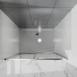 Душевая дверь Azario 130 AZ-Y43-130-MGR-CL, профиль графит матовый, стекло Прозрачное