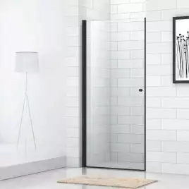 Душевая дверь Cezares ECO 90 см, ECO-O-B-1-90-C-NERO, профиль Хром, стекло Прозрачное