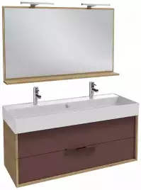 Раковина Jacob Delafon Vivienne 120 двойная, белая (EXBK112-00)