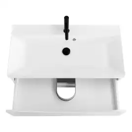 Тумба под раковину BelBagno MARINO-800-2C-SO-BO-P подвесная Bianco Opaco