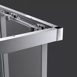 Душевой уголок Vincea Soft 100х100 VSS-3SO100CL, профиль хром, стекло Прозрачное