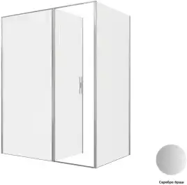 Душевой уголок Allen Brau Priority 160x100 3.31038.BA + 3.31047.BA серебро браш