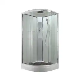 Душевая кабина AvaCan EM2010T 100x100 см, низкий поддон, с крышей