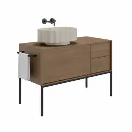 Раковина Kerama Marazzi ARTBASIN Conchiglia накладная 50, песочная матовая, CC.wb.50\SAN