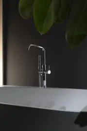 Напольный смеситель для ванны Allen Brau Priority 5.31008-00, однорычажный, с внутренней частью, Хром