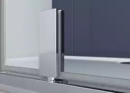 Душевой уголок Vincea Penta 100х100 VSP-3P100CLB, профиль черный, стекло Прозрачное