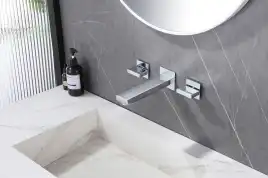 Смеситель для раковины Abber Daheim AF82122 встраиваемый, с внутренней частью, Хром