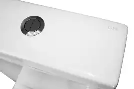 Унитаз напольный Azario Renda AZ-8693 безободковый, с бачком и сидением микролифт, Белый глянцевый