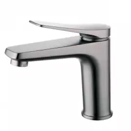 Смеситель для раковины Lemark Bronx LM3706GM, однорычажный, цвет Графит брашированный