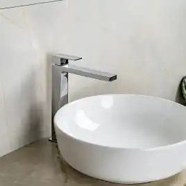 Смесители для раковины AVS Cube 811-201-CR высокий, хром