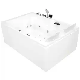 Акриловая ванна Gemy G9061 K L 181х121 с гидромассажем, левая
