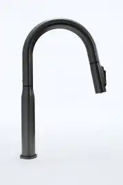 Смеситель для кухни AVS PureRiver 811-171-MB с выдвижным изливом, черный матовый