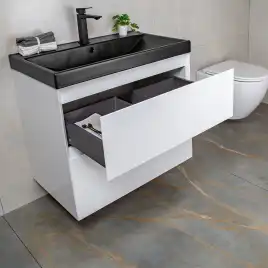 Тумба с раковиной AVS Гармония 80 белая, N821-07-800WG-02-810BM