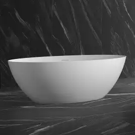 Акриловая ванна Abber 180х85 AB9374-1.8, отдельностоящая, Белая глянцевая