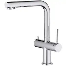 Смеситель для кухни Aquatek Европа AQ1385CR с подключением к фильтру с питьевой водой, Хром