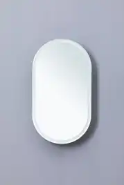 Зеркальный шкаф Aquanet Монте 50 белый, с LED подсветкой, 344787