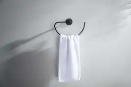 Держатель полотенец Aquatek Бетта AQ4621MB, Черный матовый