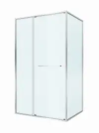 Душевой уголок CEZARES LUX-AH-FS-11-110/100-C-CR прозрачное стекло, профиль Хром
