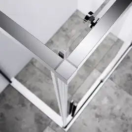 Душевой уголок Vincea Slim-N 110х90 VSR-4SN9011CL, дверь раздвижная, профиль хром, стекло прозрачное