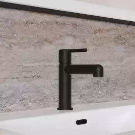 Смеситель для раковины IDDIS Aiger AIGBL00i01  цвет, Матовый черный