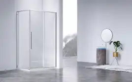 Душевой уголок Vincea Slim-N 130х80 VSR-4SN8013CL, дверь раздвижная, профиль хром, стекло прозрачное