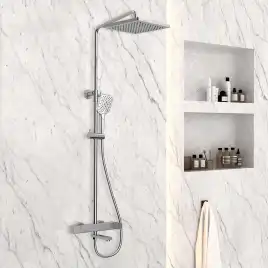 Душевая система  Vincea Cube VSFS-1C1CH VSFS-1C1CH для ванны с изливом, хром