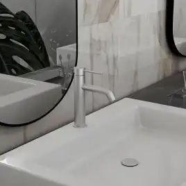 Смеситель для раковины Vincea City VBF-2C1BN однорычажный, сатин