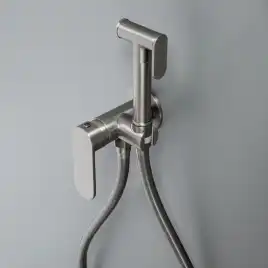 Гигиенический душ со смесителем AVS Beauty оружейная сталь, 811-531-GM