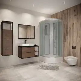 Душевая кабина Niagara Classic 90х90х215 NG-3301-14 средний поддон, без гидромассажа, 33011424