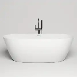 Ванна Salini Sofia 150х75 102528M из материала S-Stone, Белая матовая